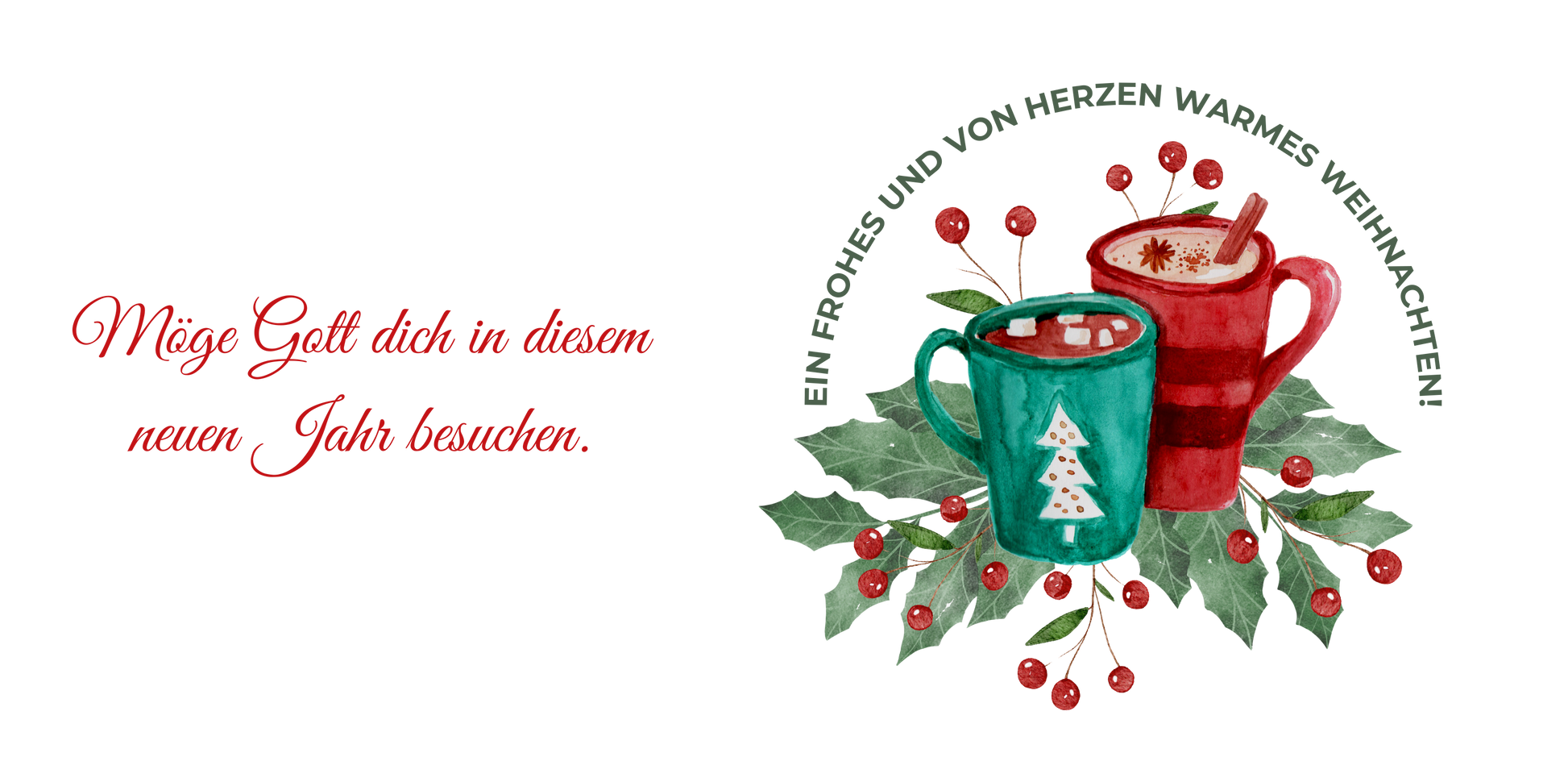 White Mug – Merry Christmas