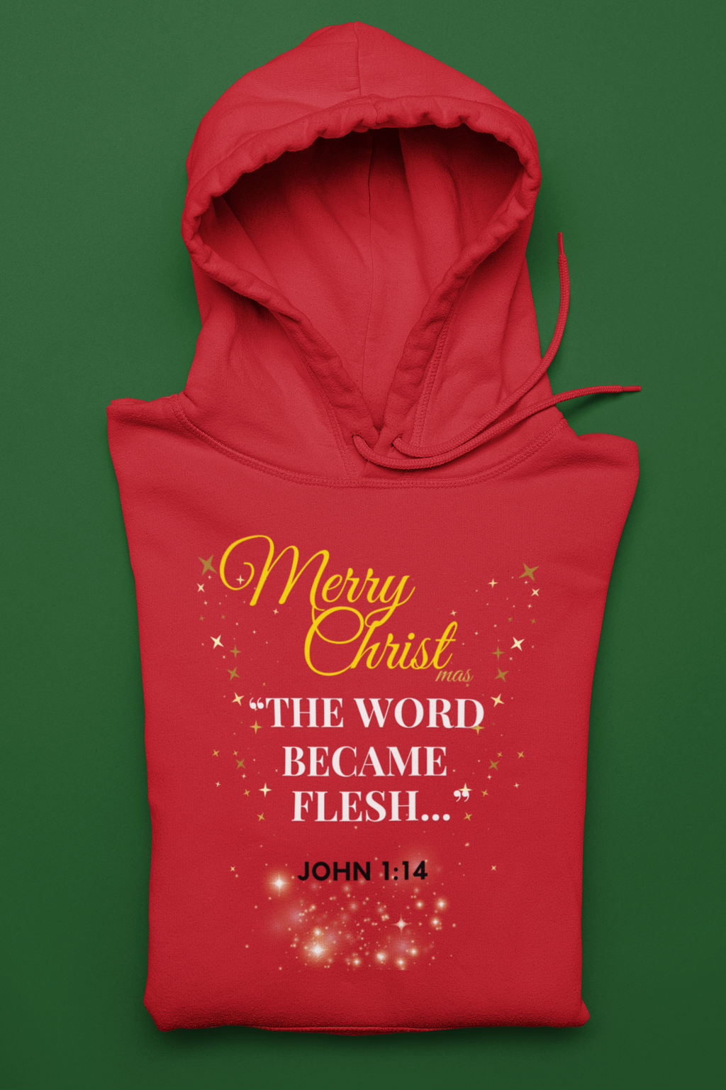 Heavy Hoodie – Merry Christmas - The Word Became Flesh