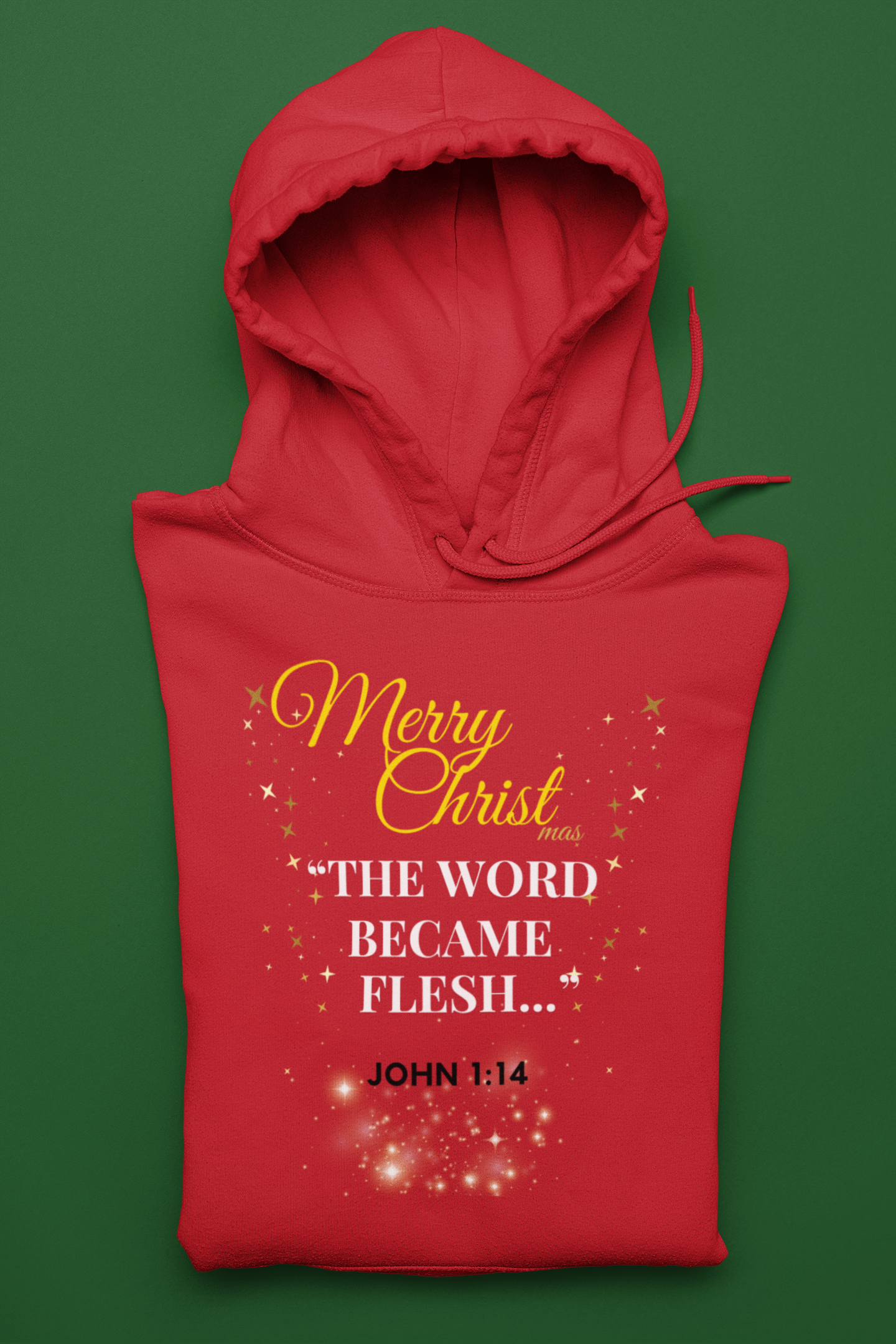 Heavy Hoodie – Merry Christmas - The Word Became Flesh