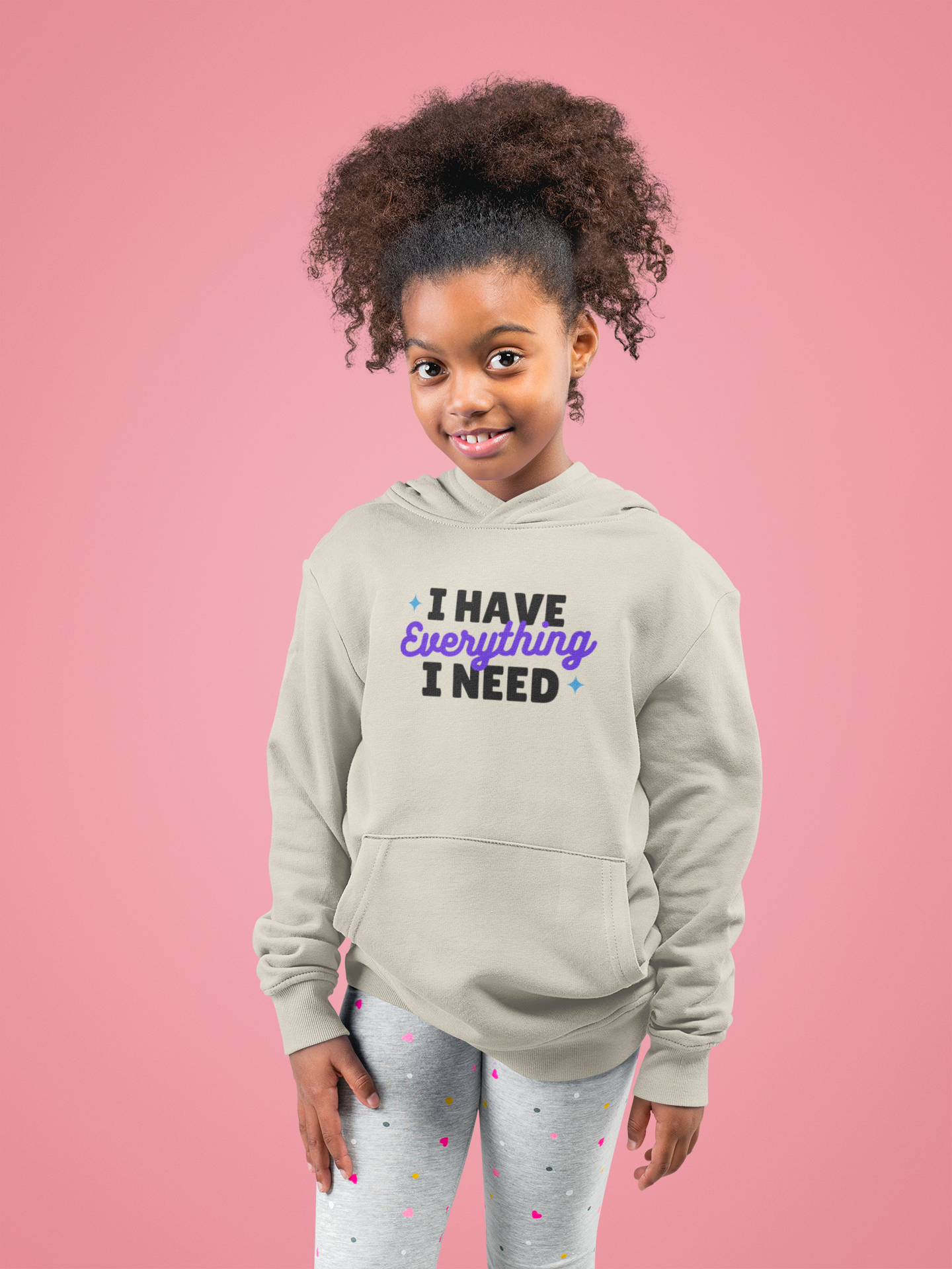 Kids Fluffy Hoody - I have everything