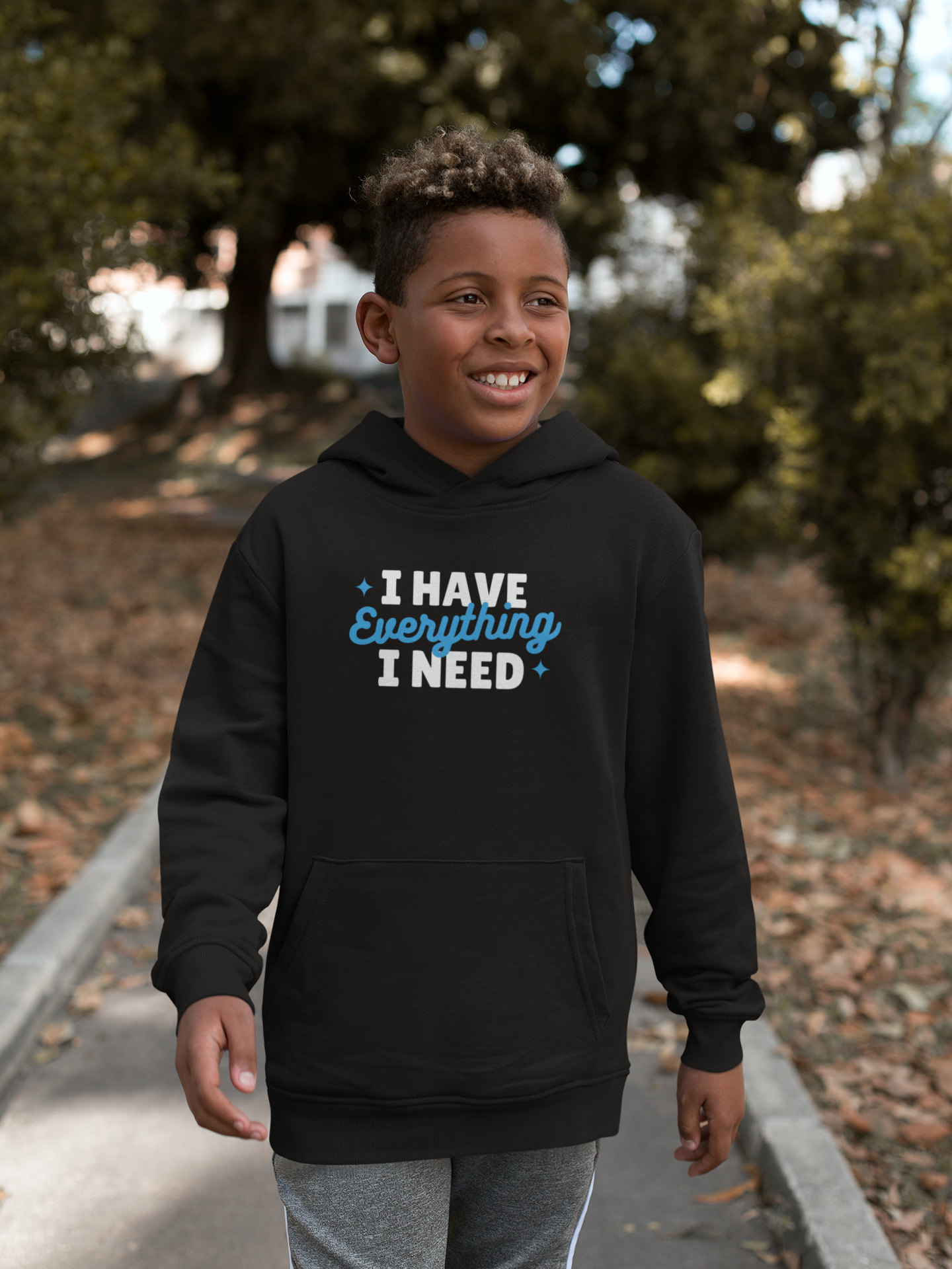 Kids Fluffy Hoody - I have everything