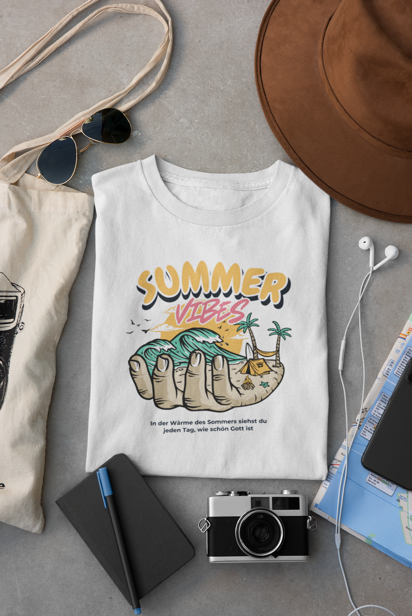 Kids Basic Tee – Summer Vibes