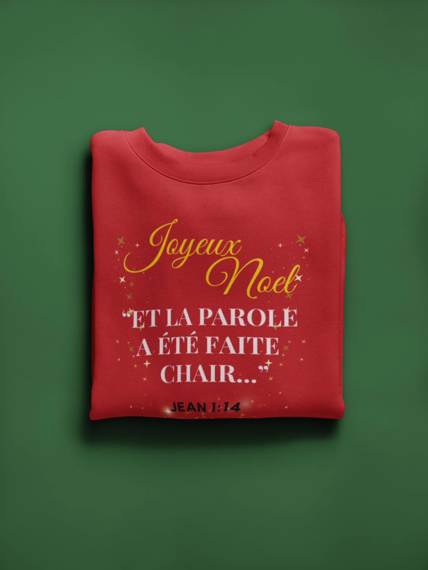 Sweat Crewneck – Merry Christmas - The Word Became Flesh