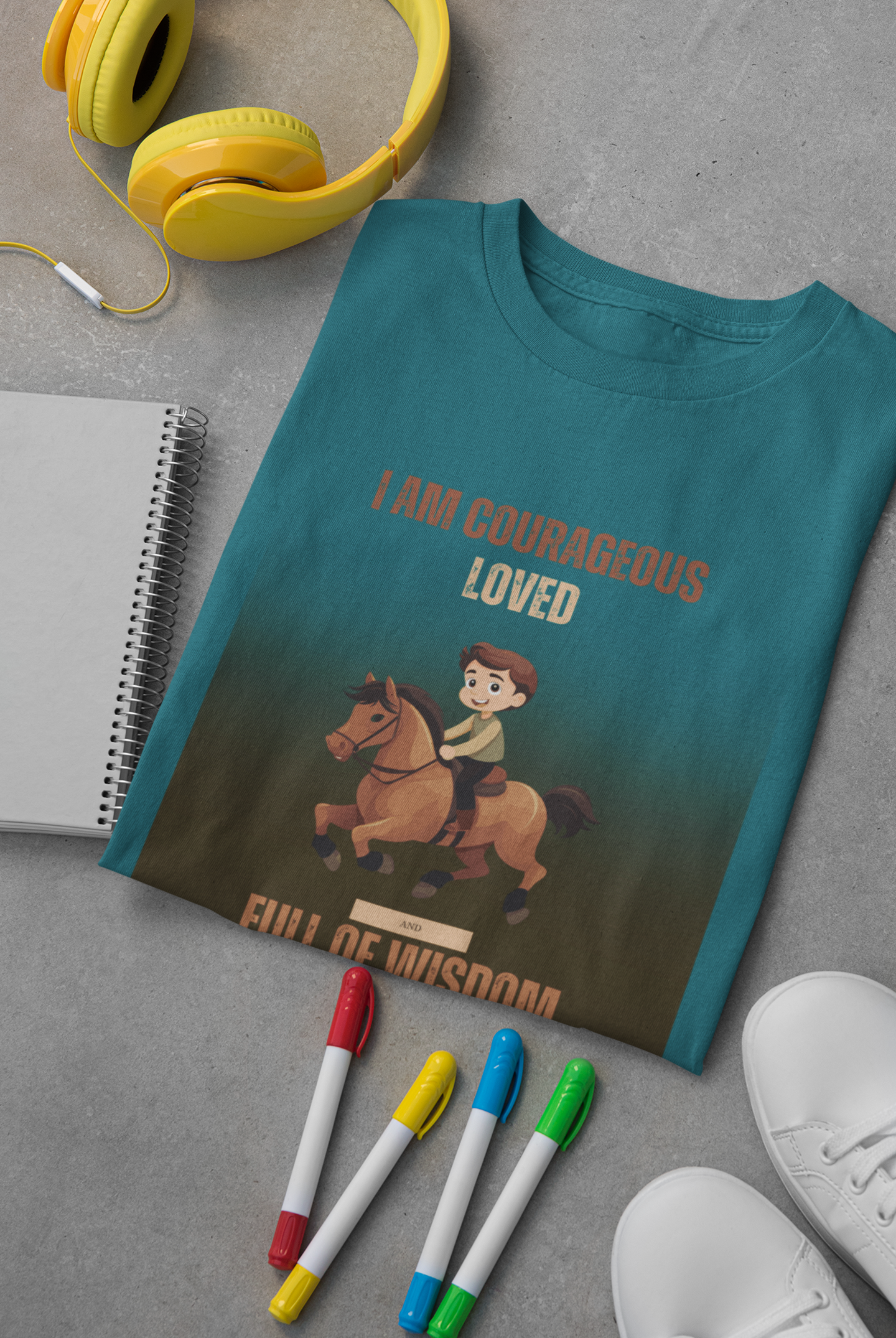 Kids Basic Tee - courageous kids