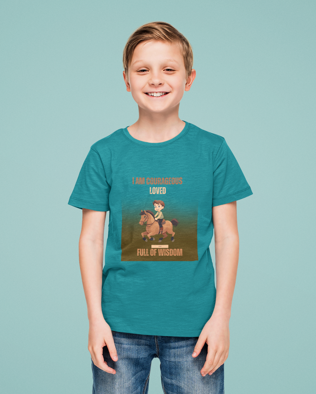 Kids Basic Tee - courageous kids