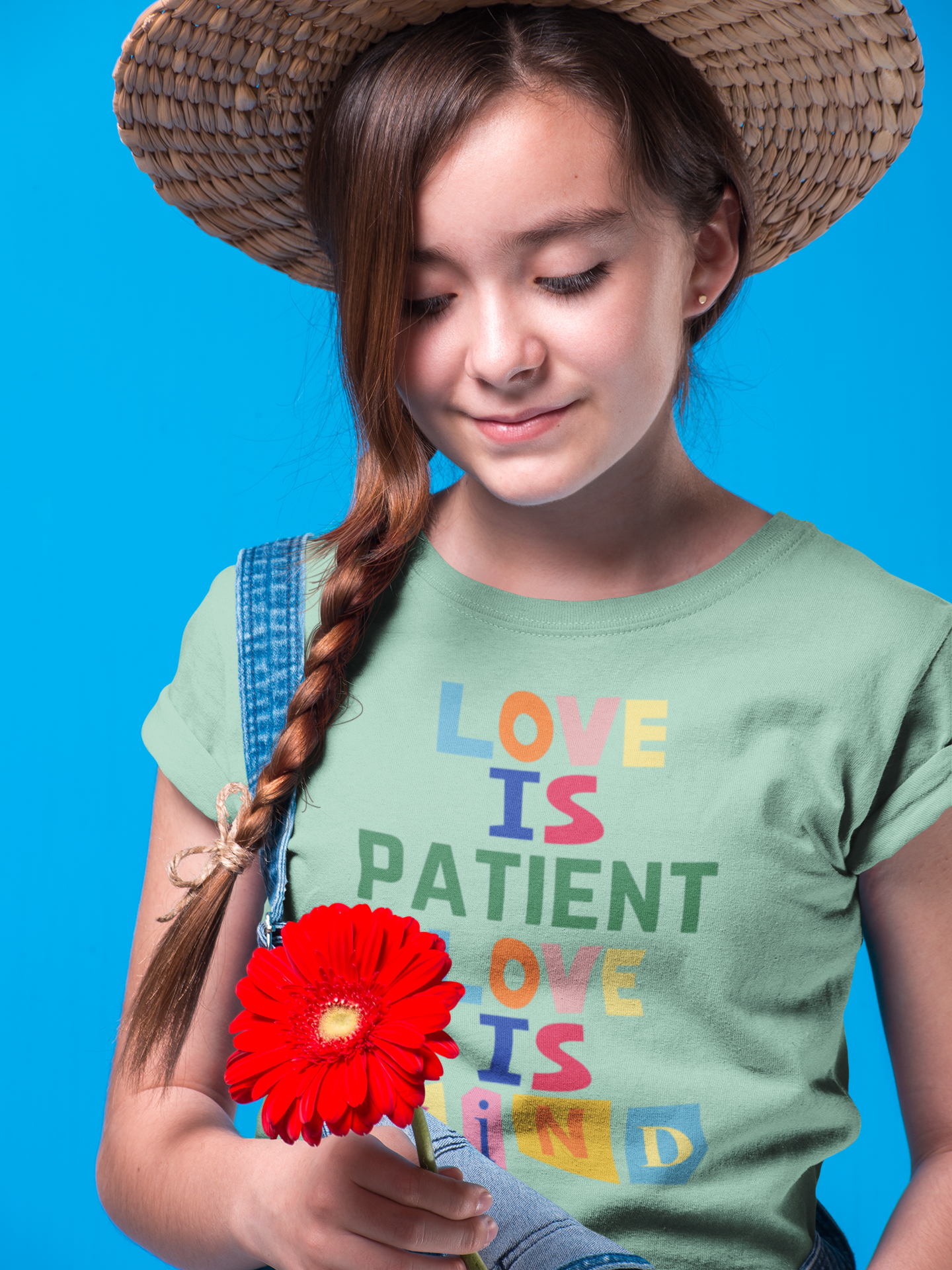 Kids' T-shirt - Love is patient