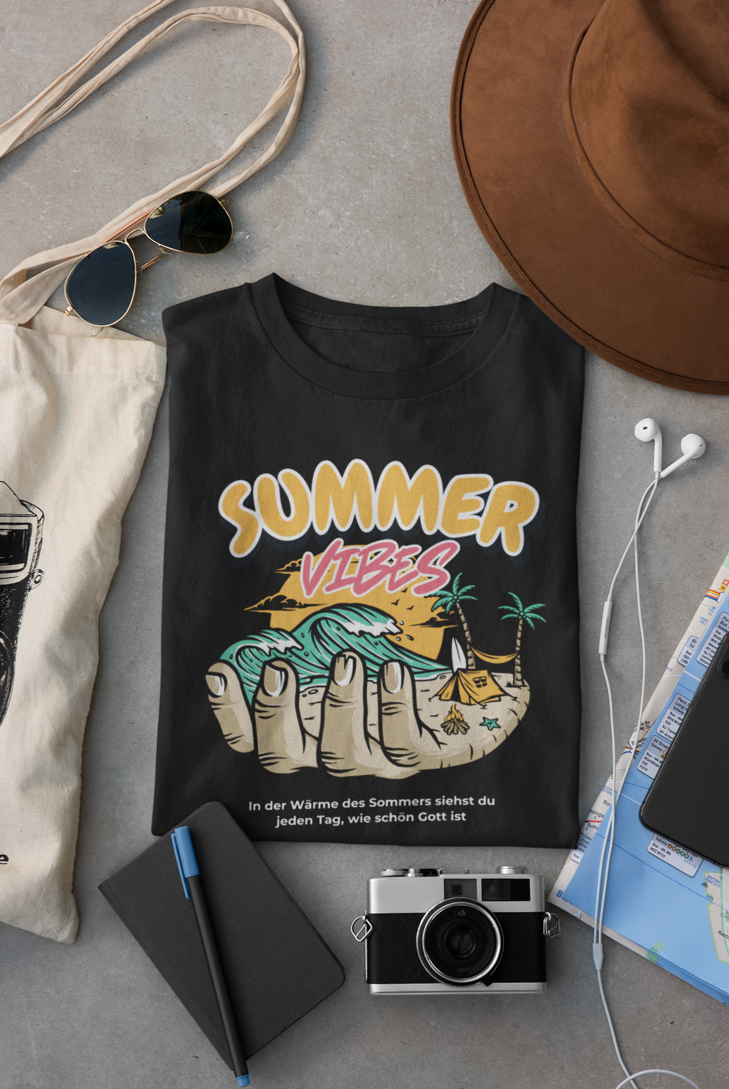 Kids Basic Tee – Summer Vibes
