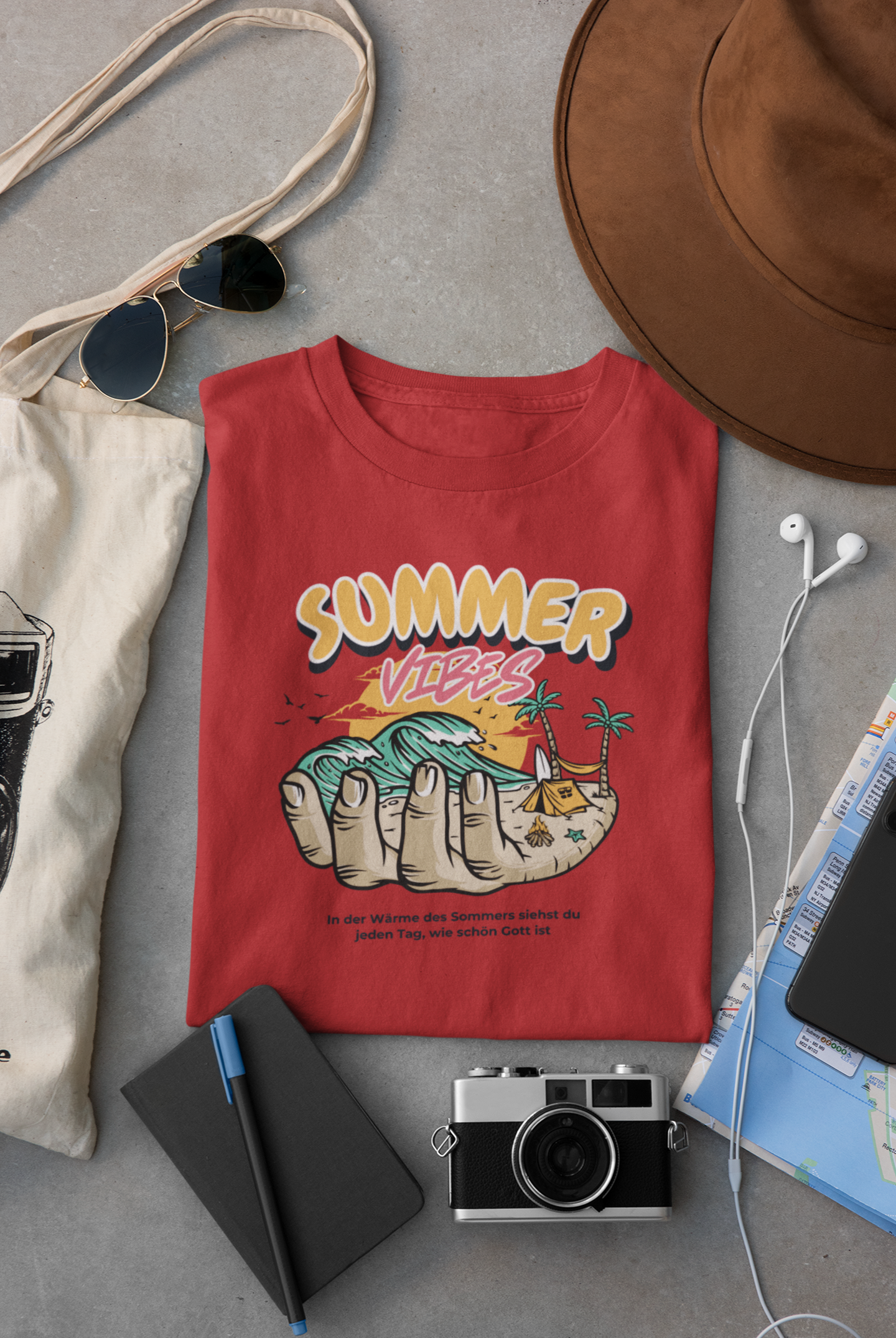 Kids Basic Tee – Summer Vibes