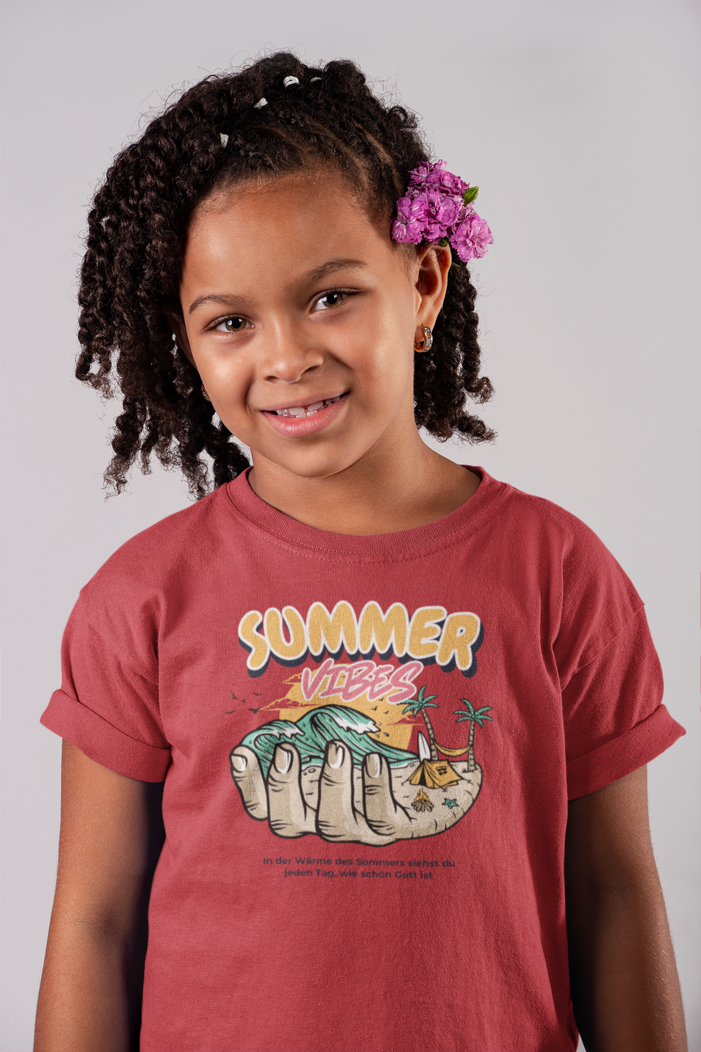 Kids Basic Tee – Summer Vibes