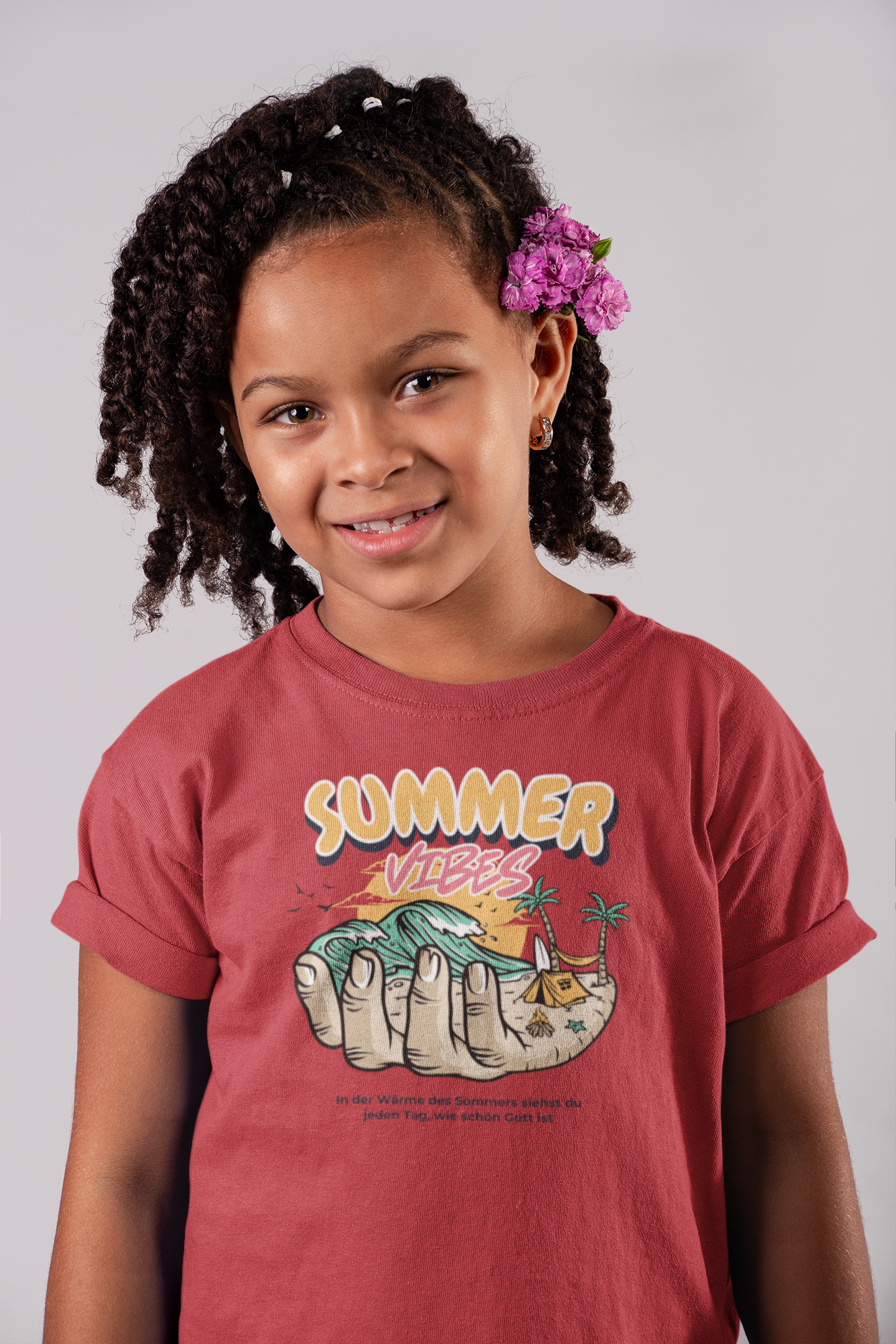 Kids Basic Tee – Summer Vibes
