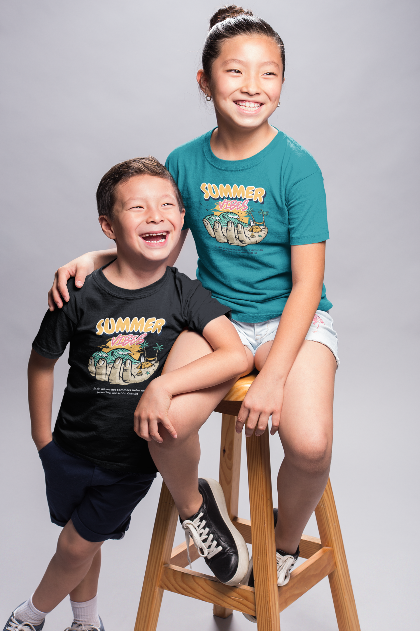 Kids Basic Tee – Summer Vibes